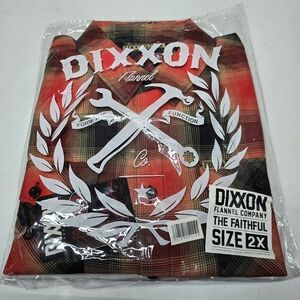 DIXXON FLANNEL - FAITHFUL Flannel Shirt - Men's 2XL - San Francisco 49ers